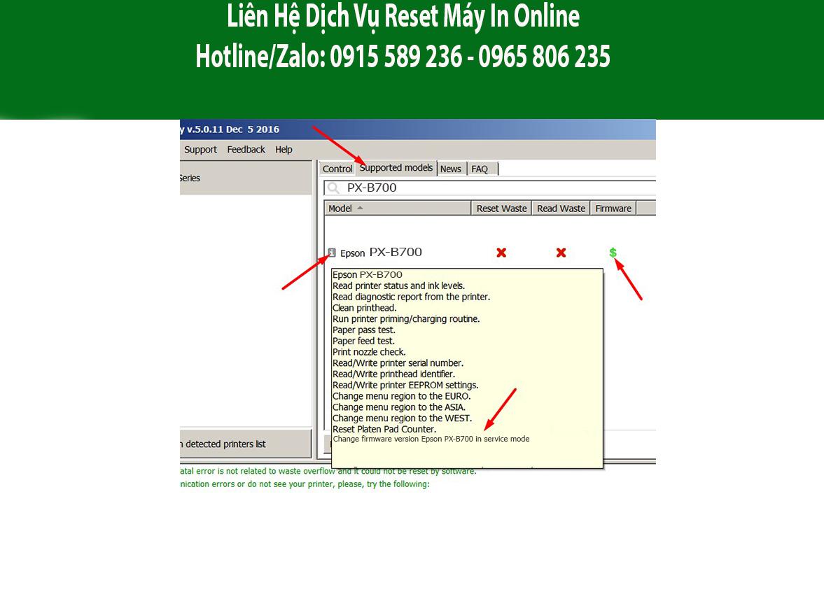 Key Firmware May In Epson PX-B700 Step 1